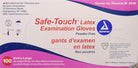 Dynarex Safetouch Powder Free Latex Exam Gloves, Non-Sterile, X-Large - 100/Box
