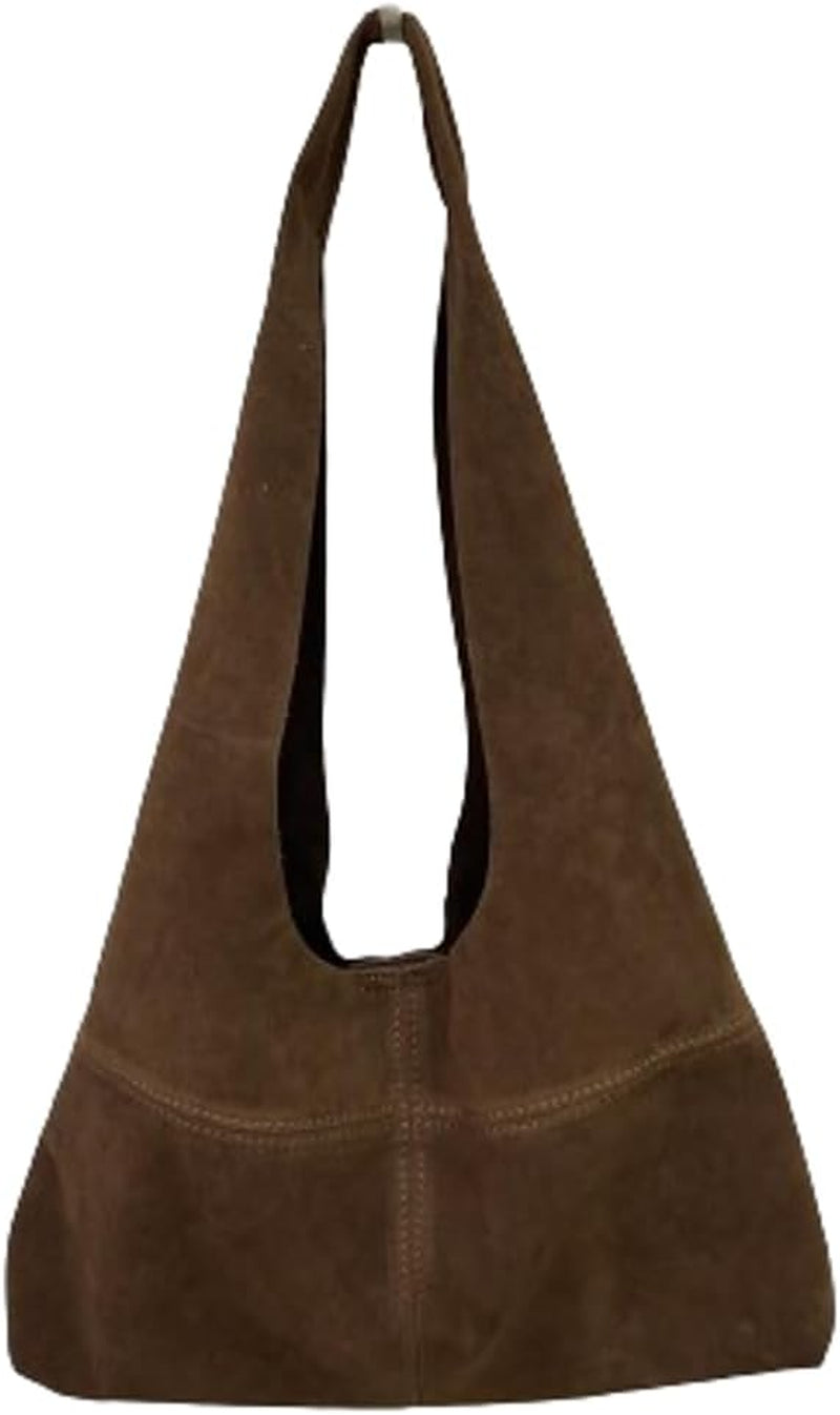 2 Pcs Slouchy Hobo Bags Women Underarm Shoulder Bag Crescent Satchels Crossbody Purse Top-Handle Travel Tote Handbag