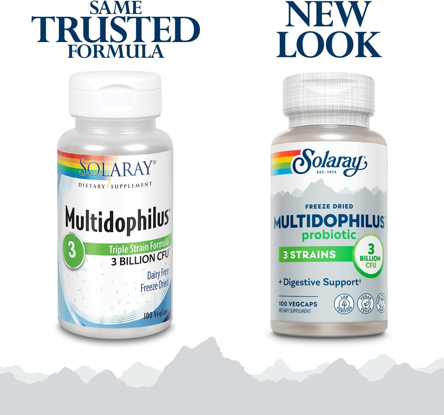 Solaray Multidophilus Supplement 3 Billion, 100 Count