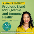 Megafood Megaflora Probiotic plus - Probiotics for Women and Men Digestive Health- 50 Billion Cfus & 14 Strains - Immune Support Supplement - Vegetarian - 30 Capsules