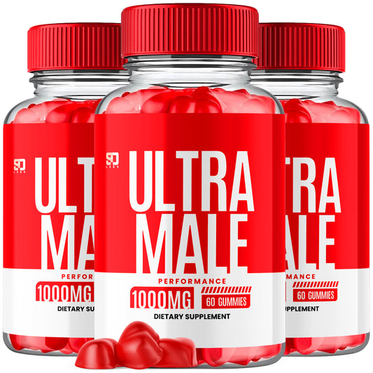 Ultra Male Advanced Gummies - Enhance Vitality and Performance (3 Pack)