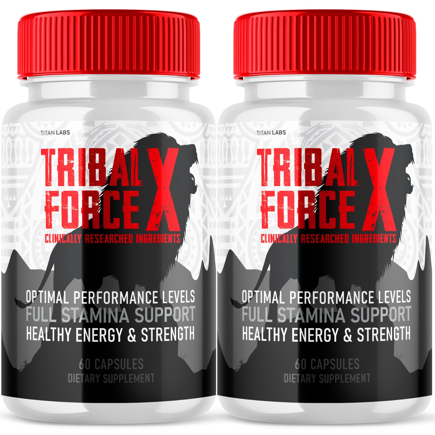 Tribal Force X Supplement - Boost Performance, Energy, & Male Vitality (2 Pack)