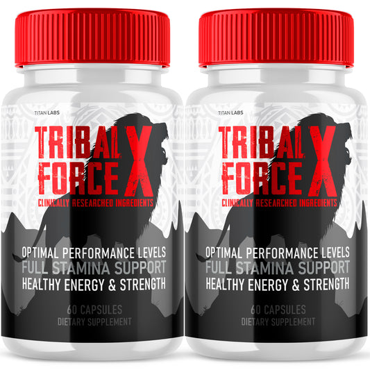 Tribal Force X Supplement - Boost Performance, Energy, & Male Vitality (2 Pack)