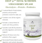 Mt. Capra Deep 30 | Meal Replacement Shake, Goat Protein Powder with Grass-Fed Whey Protein, Casein Protein, Minerals, and BC-30 Probiotics | Strawberry Splash | 30 Servings - 2 Pounds