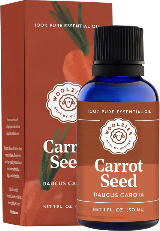 Woolzies Carrot Seed 100% Pure Daucus Carota Essential Oil | 1 Fl. Oz.