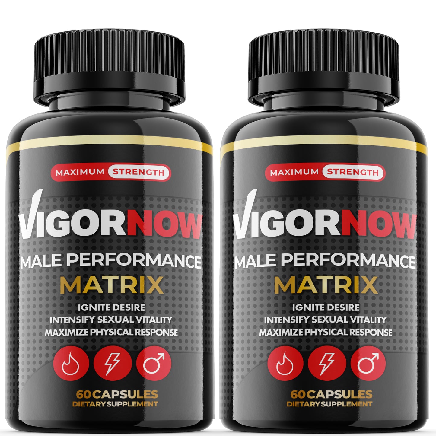 Vigor Now - Male Virility - 2 Bottles - 120 Capsules