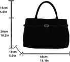 Suede Tote Bag for Women,Women'S Large Capacity Suede Top-Handle Work Hobo Handbag,Vintage Faux Suede Shoulder Satchel