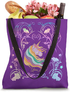 Unicorn Academy Enchanting Graphic Logo Tote Bag