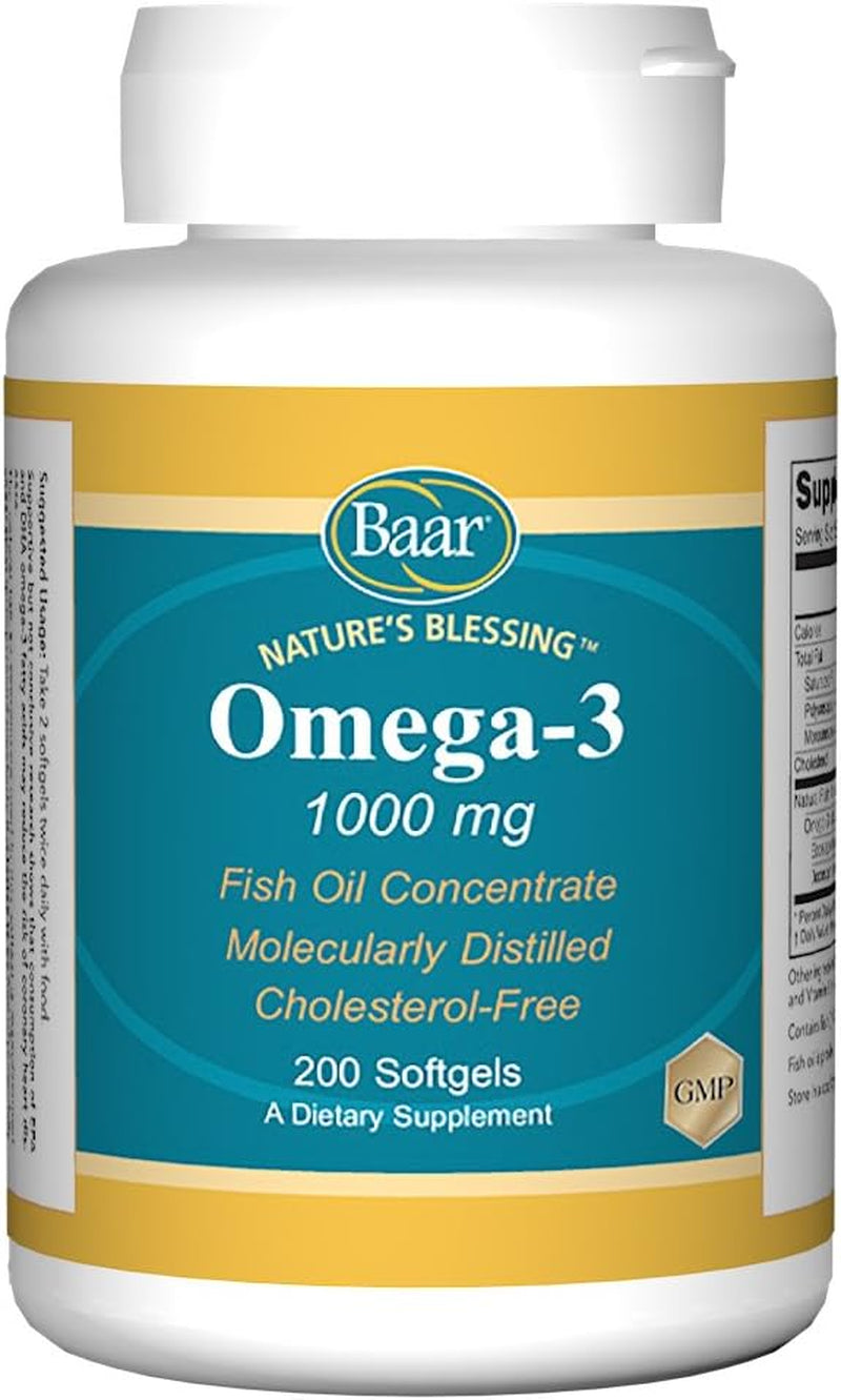 Omega 3 1000Mg 200 Softgels