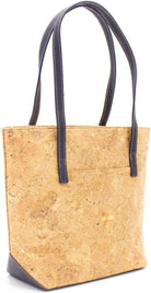Cork Shoulder Bag Tote Women Handbags Purse with Metallic Foil Vegan Organic Sustainable Eco Friendly Gift Plant Based