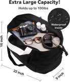 22'' 50L Large Canvas Bag, Extra Large Tote Bag for Women, Overnight Bags for Travel