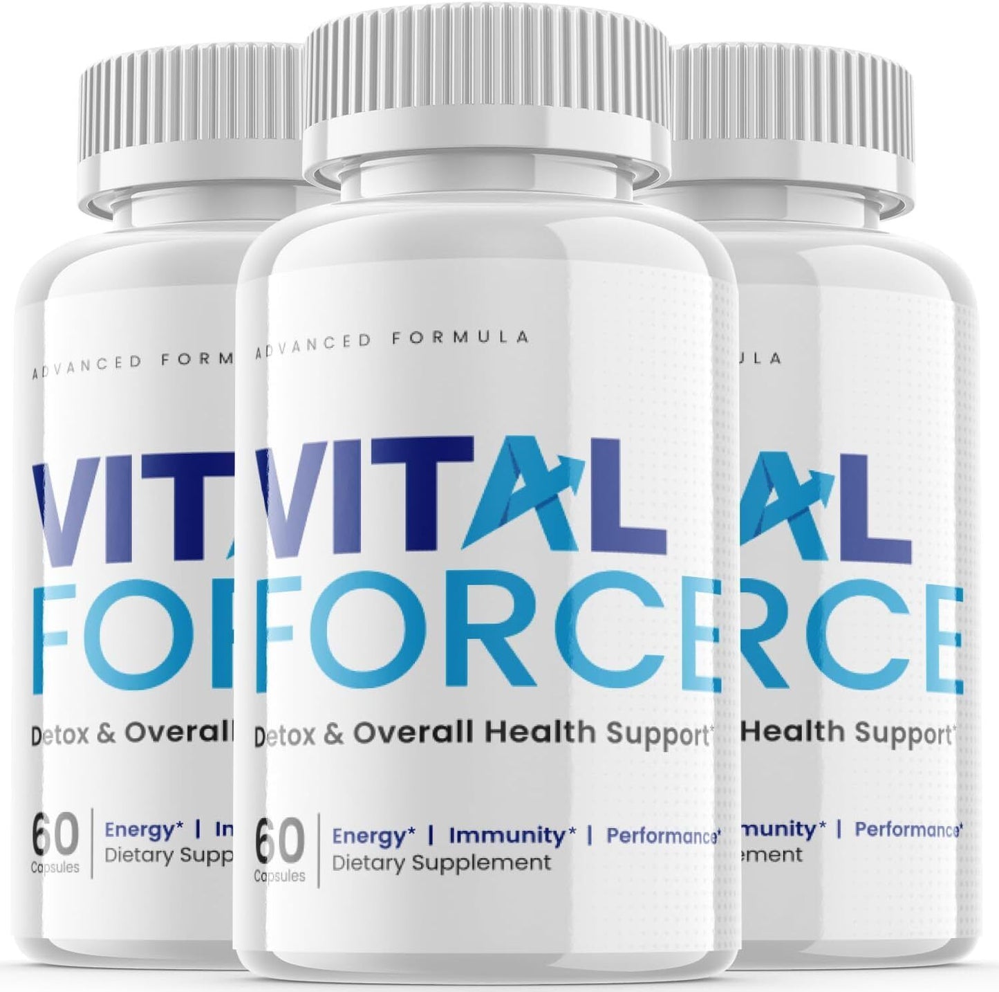 Vital Force Pills - Vital Force Supplement for Detox & General Wellness - 3 Pack