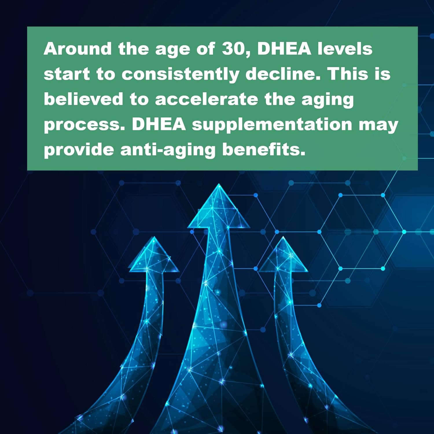 Lifelink DHEA Monodea (Dehydroepiandrosterone) | 50 Mg X 100 Capsules | Hormone Support, Anti- Aging | Made in the USA