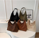 2024 New Suede Hobo Bag for Women Slouchy Purse Fall Office Tote Handbag