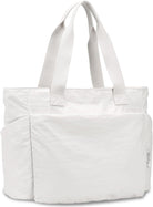 Work Tote Bags for Women, Lightweight Gym Tote with Zipper, Quilted Nurse Bag for Travel