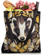 Badger Pattern Tote Bag