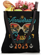 Wedding Anniversary Cruise 2025 Cruising Vacation Matching Tote Bag