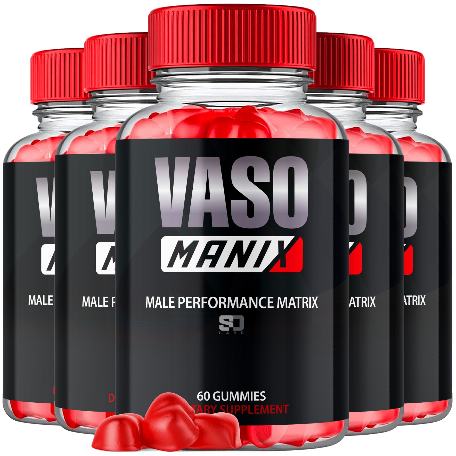 Vaso Manix - Support Energy, Vitality and Overall Wellness (5 Pack)