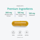 Vitanica Hepafem, Liver Cleansing Support, Vegan/Vegetarian, 60 Capsules