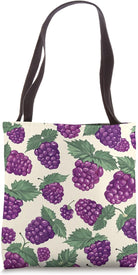 Boysenberry Fruit Pattern Tote Bag