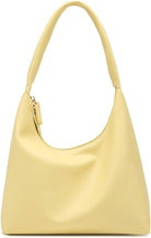 Slouchy PU Leather Hobo Bags Women Trendy Underarm Shoulder Bag Crescent Crossbody Purses College Travel Tote Handbag 2025