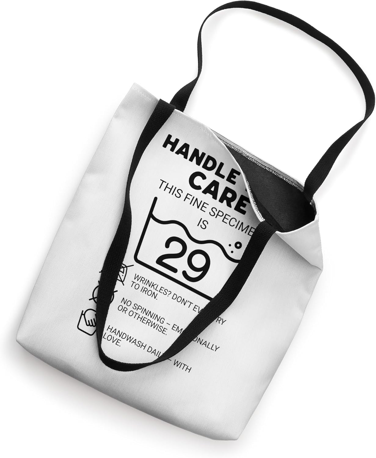 29Th Birthday This Fine Piece Is 29 Funny Care Instructions Tote Bag