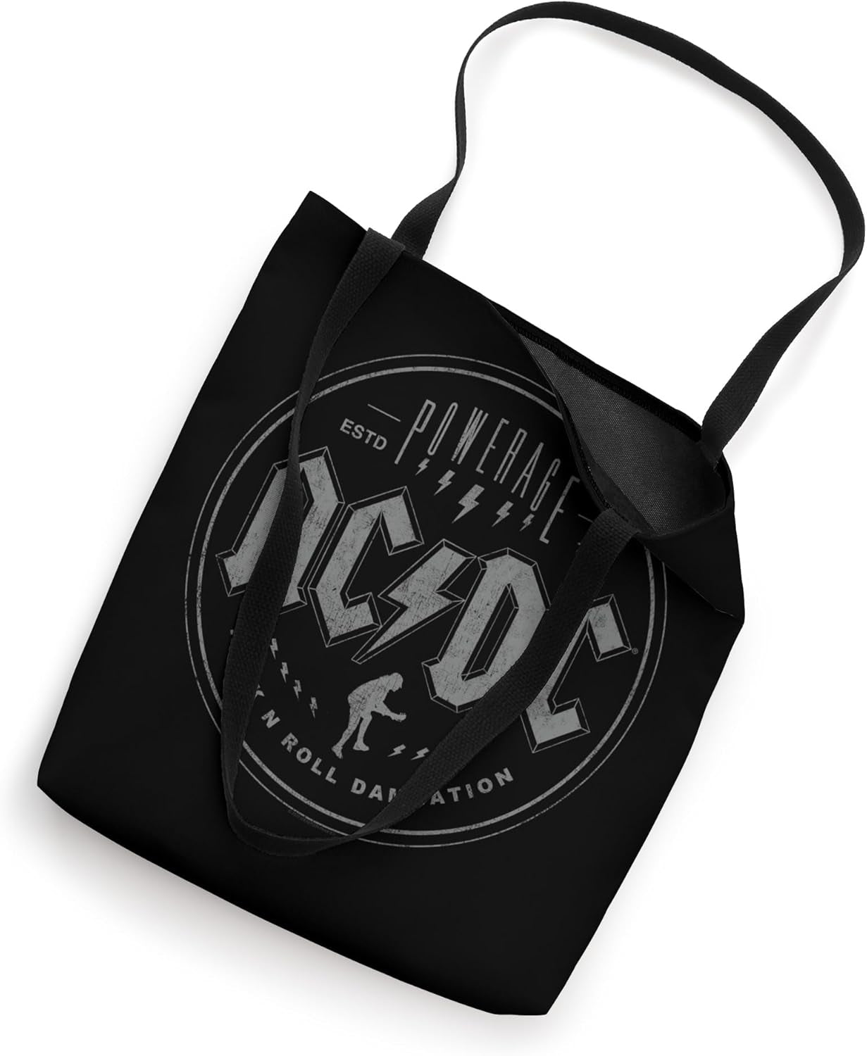 AC/DC Rock Music Band Rock N Roll Damnation Tote Bag