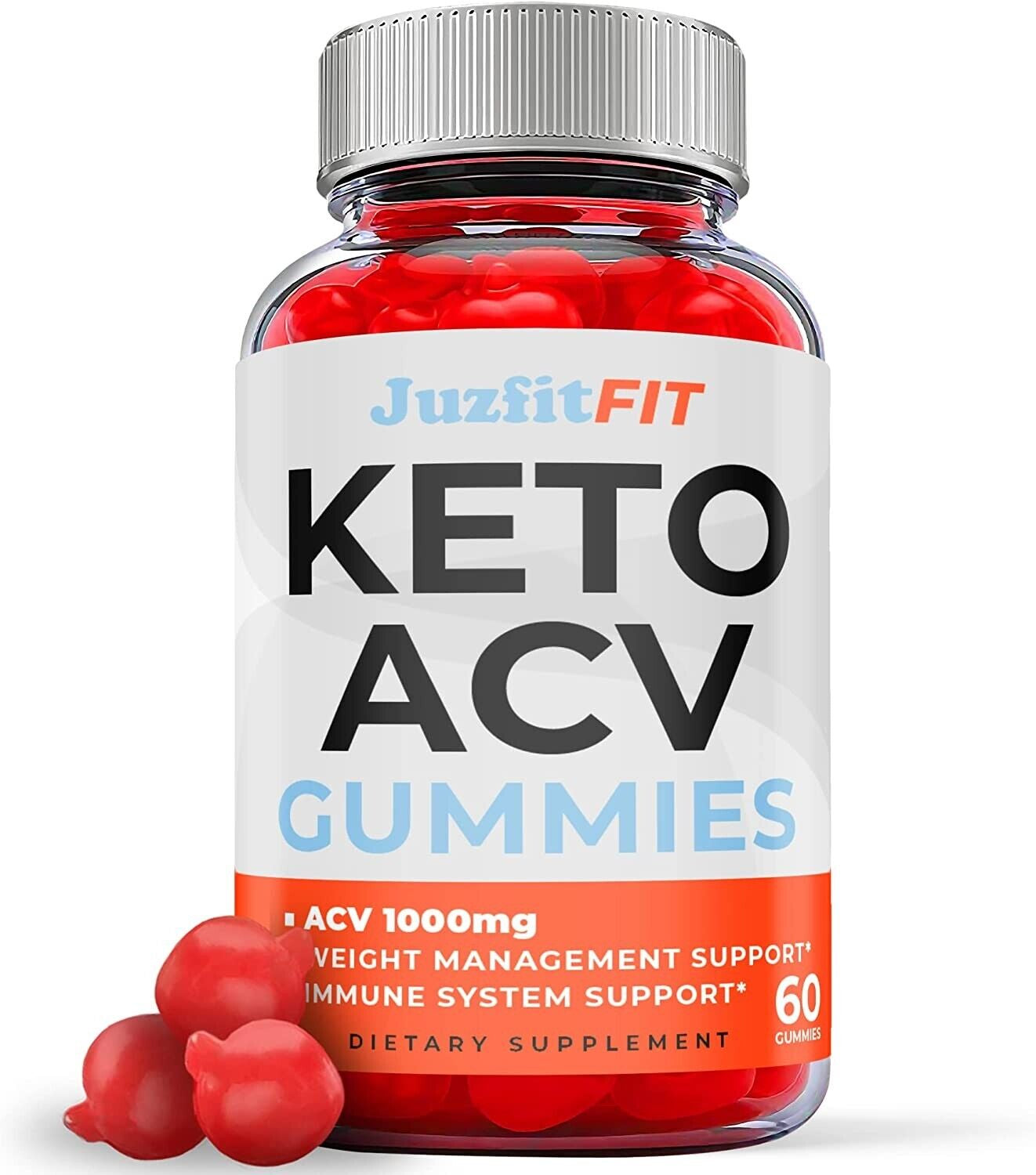 (1 Pack) Juzfit Keto Gummies - Juzfit Keto ACV Gummies for Weight Loss -60 Gums