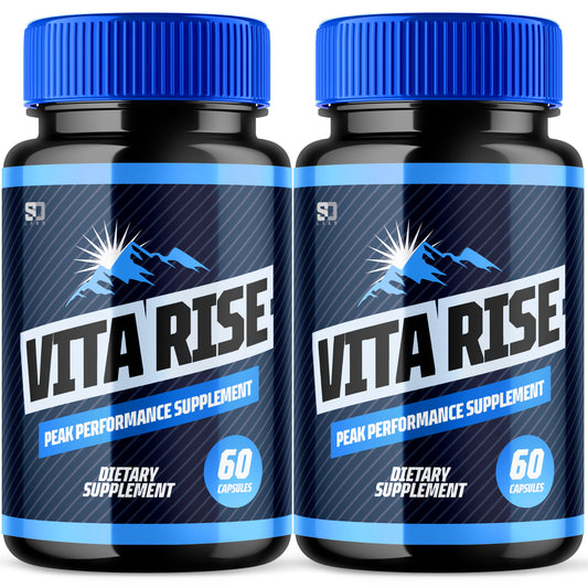 Vita Rise Male Pills Supports Peak Performance and Vitality (2 Pack)