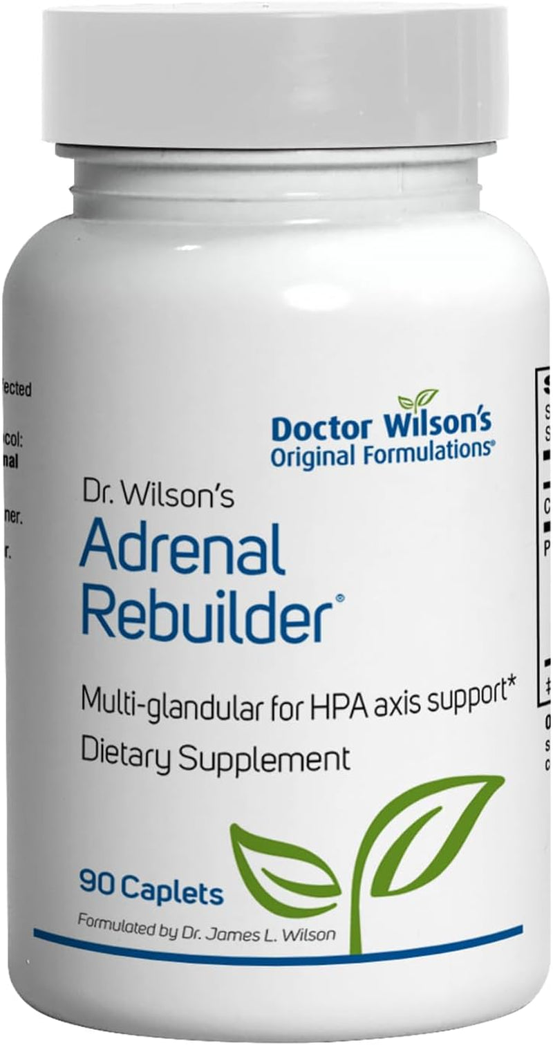 Dr. Wilson'S Adrenal Rebuilder 90 Caplets Multiglandular Including Adrenal Cortex for Adrenal and HPA Axis Support