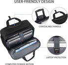VANKEAN 17.3 Inch Rolling Laptop Bag, Waterproof Overnight Rolling Bags, Laptop Bags for Travel/Work/Business, Stylish Carry on Briefcase, Black
