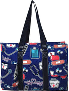 NGIL All Purpose Organizer 18" Large Utility Tote Bag 2019 Spring Collection (Nurse Navy)