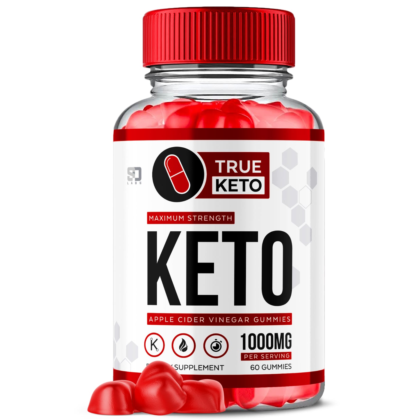 True Keto ACV Gummies - Support Your Wellness and Weight Goals 60 Gummies