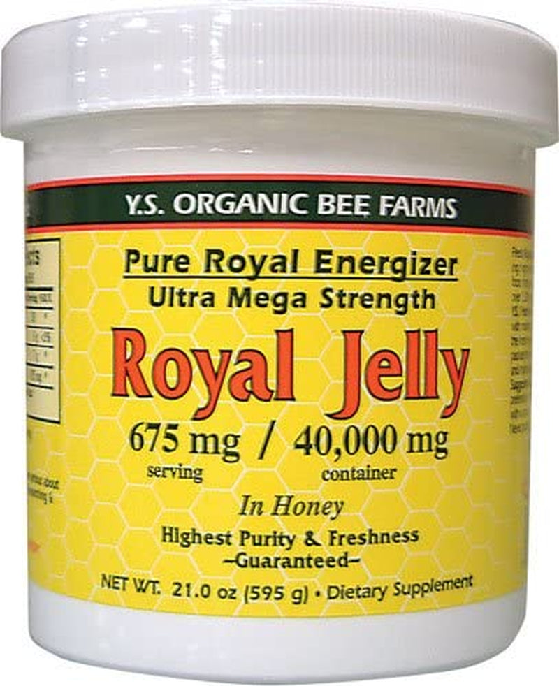 YS Royal Jelly/Honey Bee - Royal Jelly in Honey Ultra Strength, 21 Oz Gel