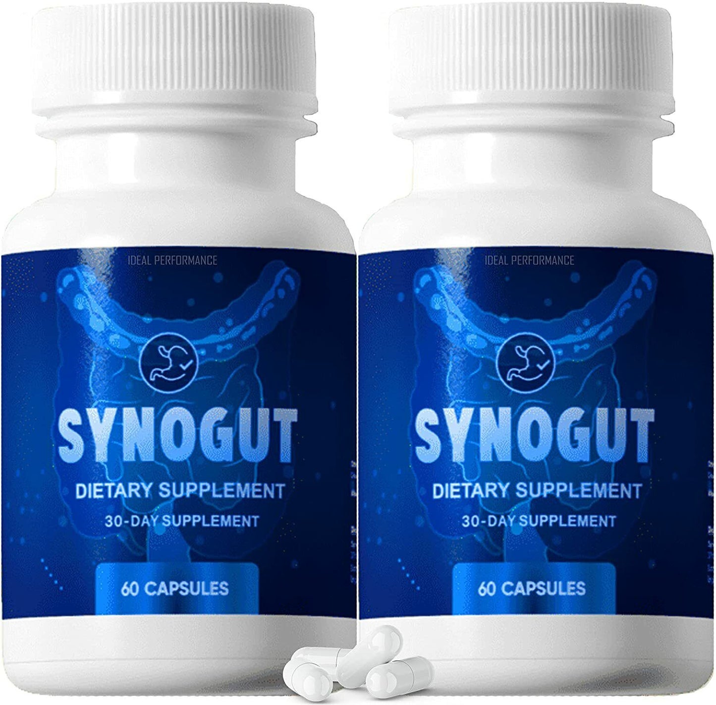 Synogut Pills Dietary Supplement for Gut Health 120 Capsules (2 Pack)