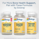Solaray Calcium Citrate 1000Mg - Chelated Calcium Supplement - Supports Bone Strength and Healthy Teeth - Easy to Digest - 60-Day Guarantee, Vegan - 60 Servings, 240 Vegcaps