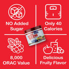 Ruby Reds | Delicious Reds Powder Fruit & Vegetable Supplement with Potent Vitamins, Minerals, Enzymes, Herbs, Nutrients and Probiotics for Overall Health 11 Oz. (30 Servings)