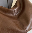 Slouchy PU Leather Hobo Bags Women Underarm Shoulder Bag Trendy Crescent Crossbody Purses College Travel Tote Handbag 2025