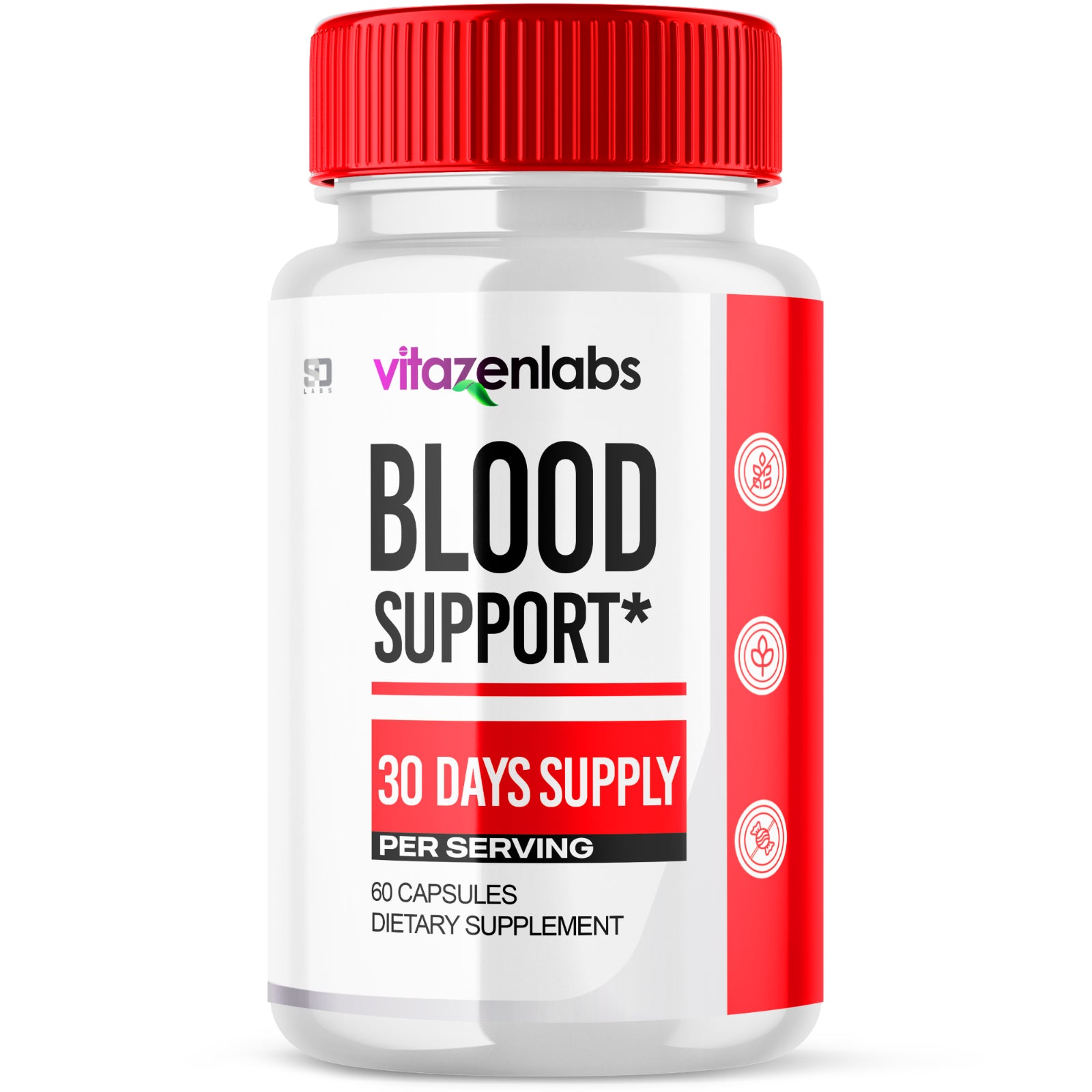 Vitazen Labs Blood Pills – Support for Blood Health and Wellness 60 Capsules