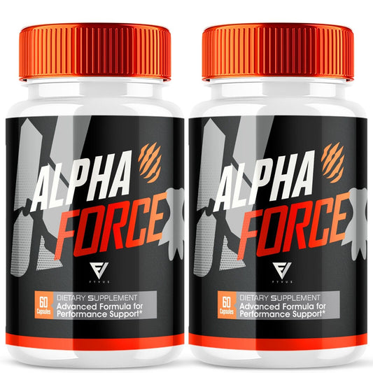 (2 Pack) Alpha Force Dietary Supplement for Men ED, Alphaforce (120 Capsules)