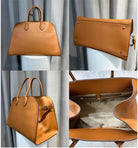 2025 Leather Tote Bag for Women, Large Leather Tote Bag Retro Top-Handle Bag Trendy Work Bag PU Leather Shoulder Bag