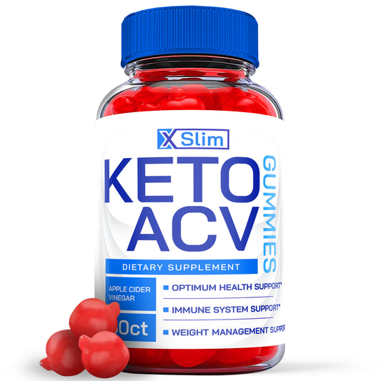 Xslim Keto Gummies - X Slim Keto ACV Gummies for Weight Loss, Vegan (1 Pack)