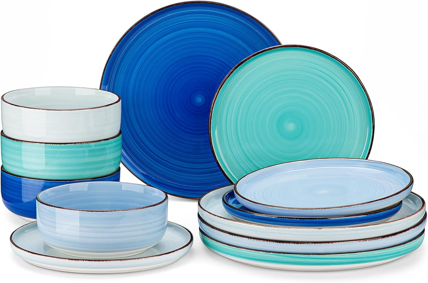 Vancasso Bonita Blue 12 Pieces Dinnerware Sets