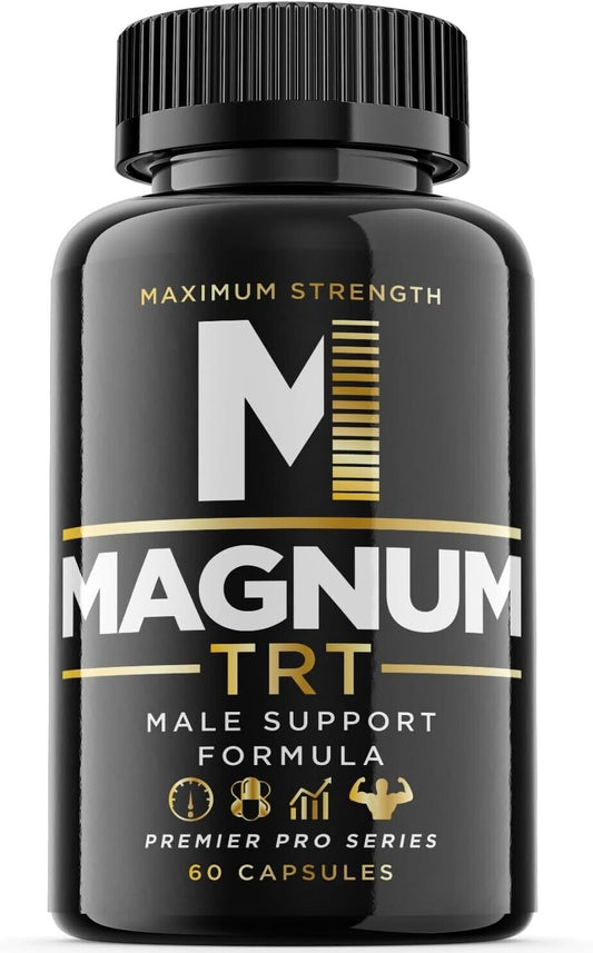 (1 Pack) Magnum TRT Pills - Male Vitality Support Supplement - 60 Capsules