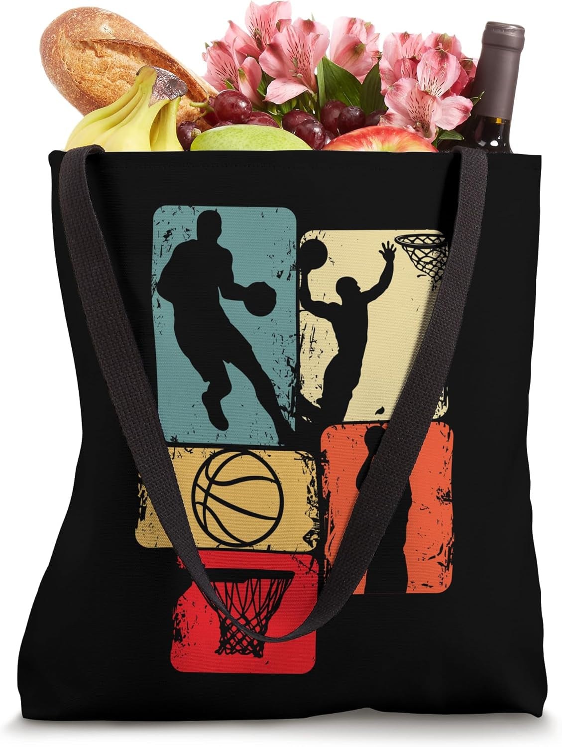 Basketball Player Boys Kids Men Tote Bag