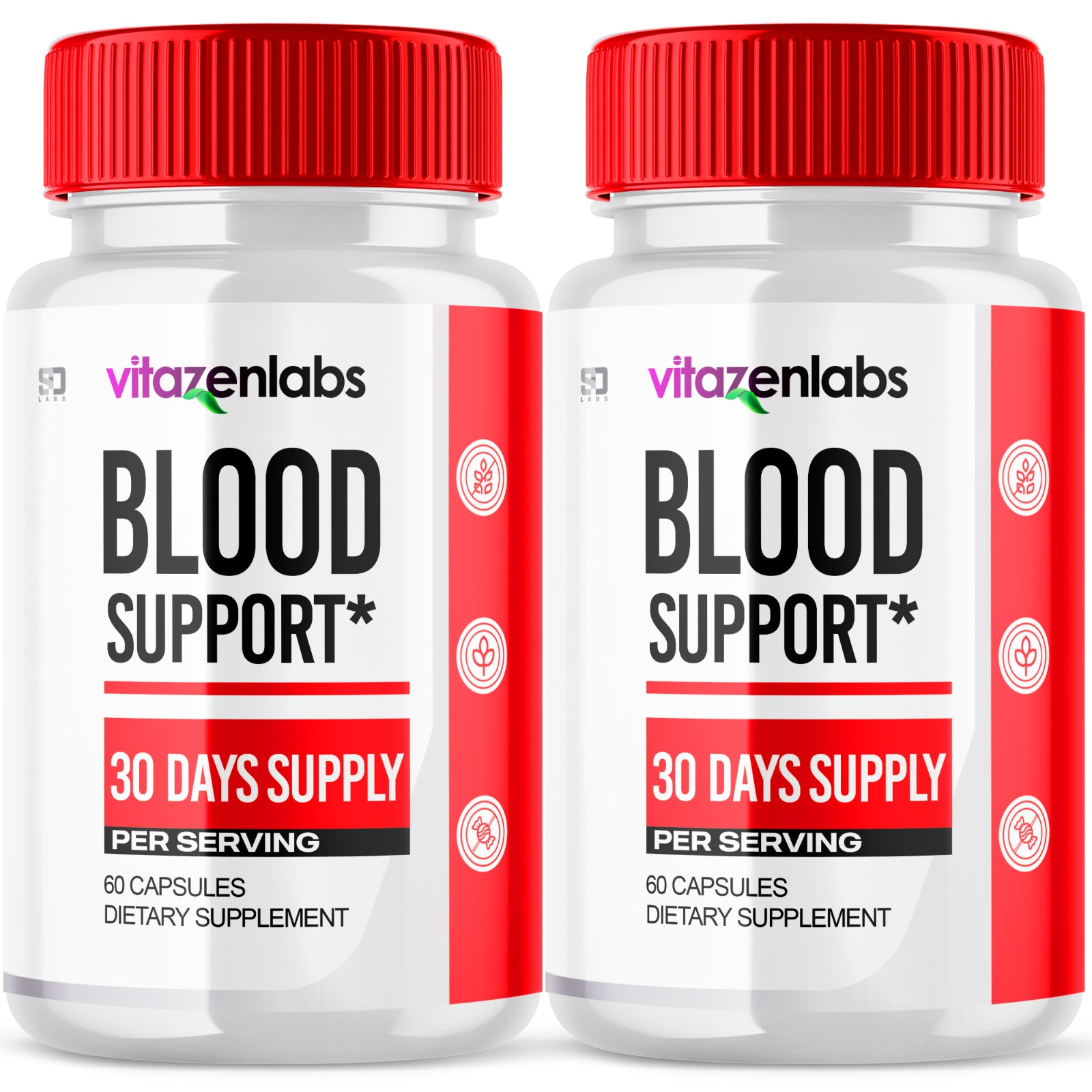 Vitazen Labs Blood Pills – Support for Blood Health and Wellness (2 Pack)