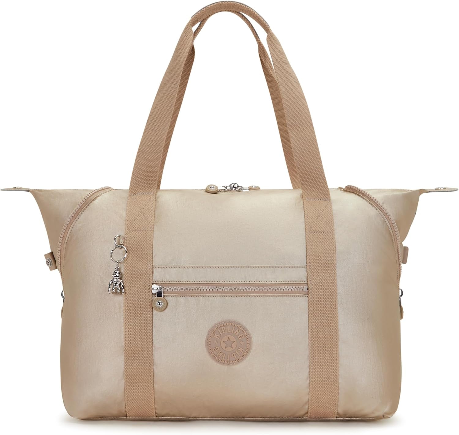 Kipling Women'S Art Medium Tote Bag, Lightweight Large Weekender, Travel Handbag