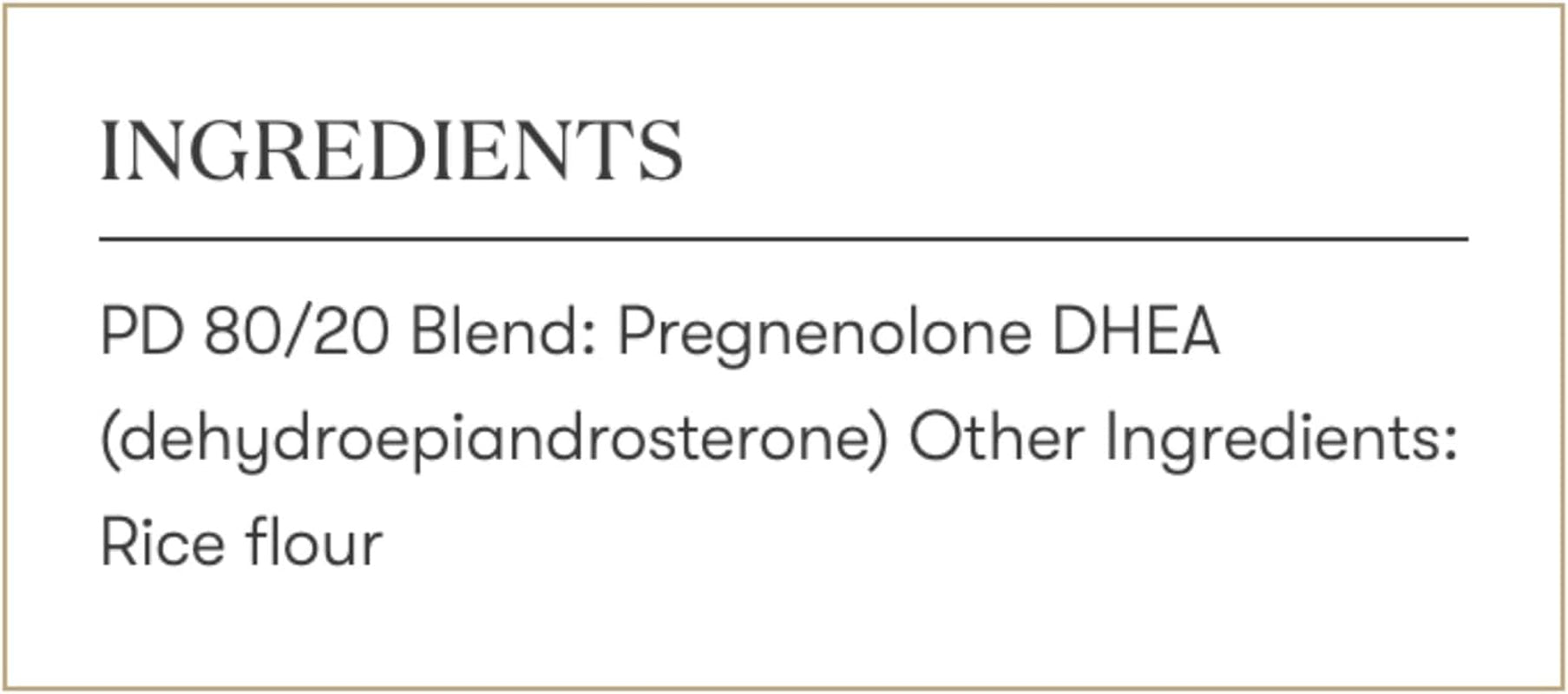 Young Living - PD 80/20 Dietary Supplement 30 Capsules | Daily Endocrine Function Support | with Pregnenolone & DHEA | Support Hormone Balance & Energy